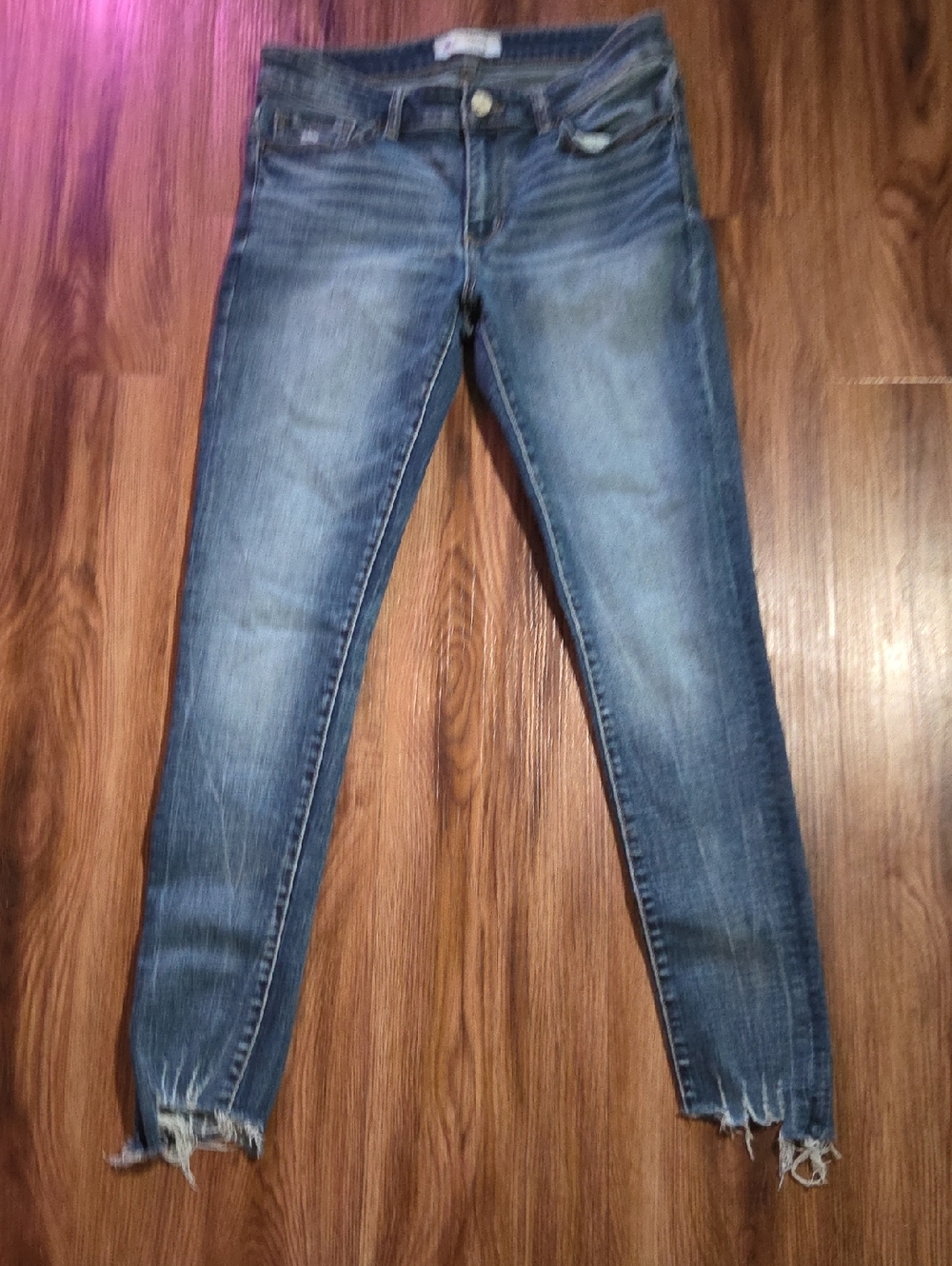 BKE Women's Payton Washed Blue Skinny Jeans